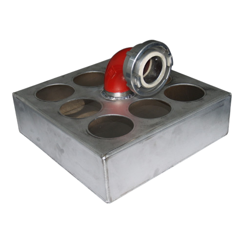 Spülkasten-Druckvernichter, aus Aluminium mit B- Anschluß,