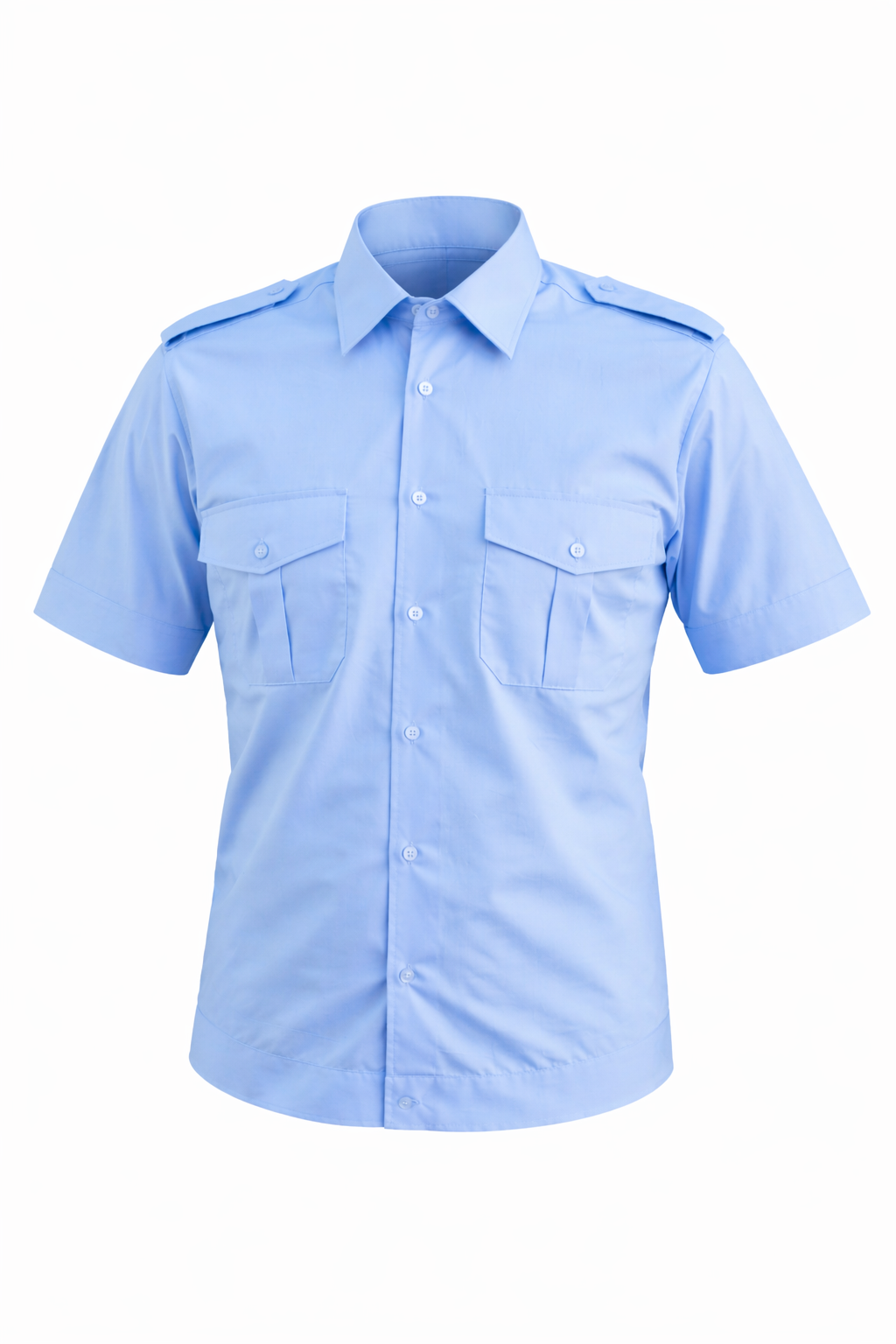 Feuerwehr Hemd, Herren, kurzarm, blau