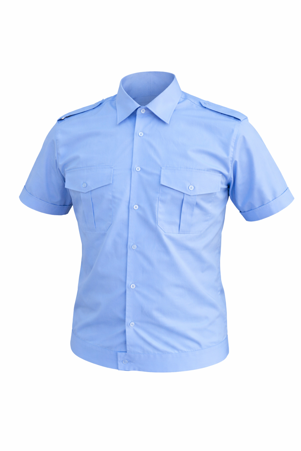Feuerwehr Blouson Herren, kurzarm, blau